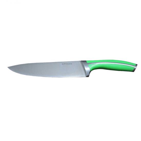 Şef Bıçağı Paslanmaz Çelik Bıçak Yeşil 20 Cm
