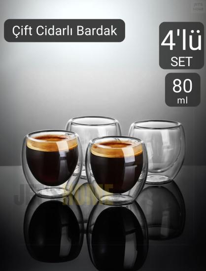4’lü Set Espresso Bardağı  80 ml